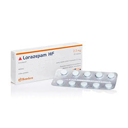 Lorazepam 2.5mg